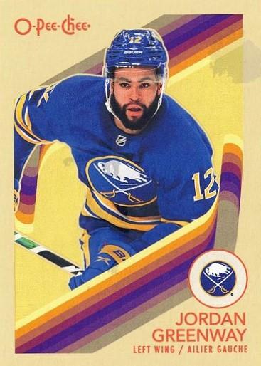 #393 Jordan Greenway - Buffalo Sabres - 2023-24 O-Pee-Chee - Retro Hockey