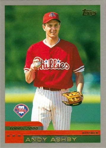 #393 Andy Ashby - Philadelphia Phillies - 2000 Topps Baseball