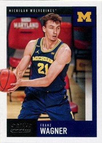 #393 Franz Wagner - Michigan Wolverines - 2021 Panini Chronicles Draft Picks Basketball