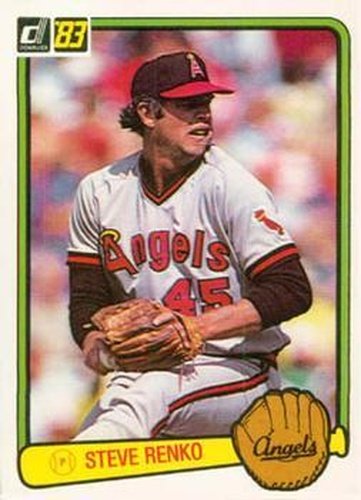 #393 Steve Renko - California Angels - 1983 Donruss Baseball