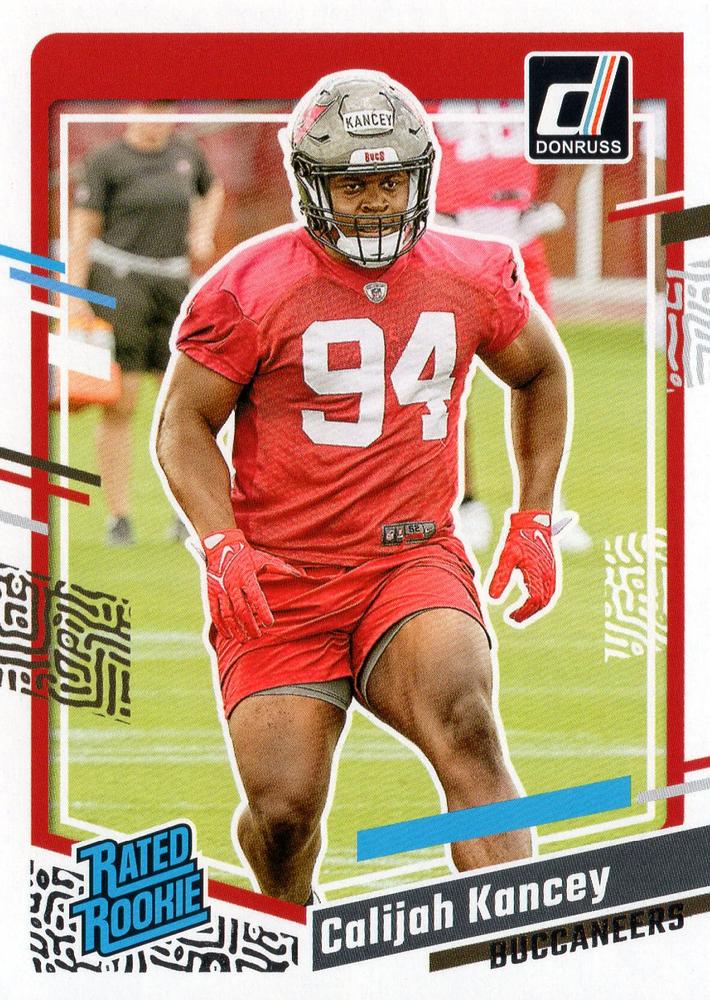 #393 Calijah Kancey - Tampa Bay Buccaneers - 2023 Donruss Football
