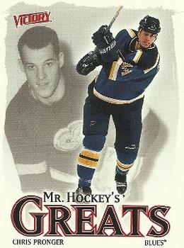 #393 Chris Pronger - St. Louis Blues - 2001-02 Upper Deck Victory Hockey
