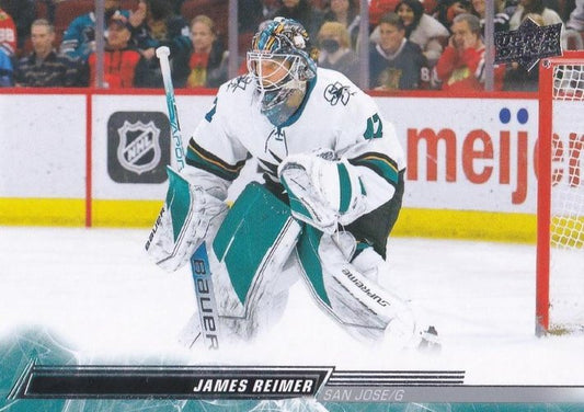 #394 James Reimer - San Jose Sharks - 2022-23 Upper Deck Hockey