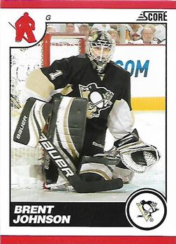 #394 Brent Johnson - Pittsburgh Penguins - 2010-11 Score Hockey