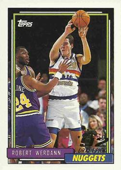 #394 Robert Werdann - Denver Nuggets - 1992-93 Topps Basketball