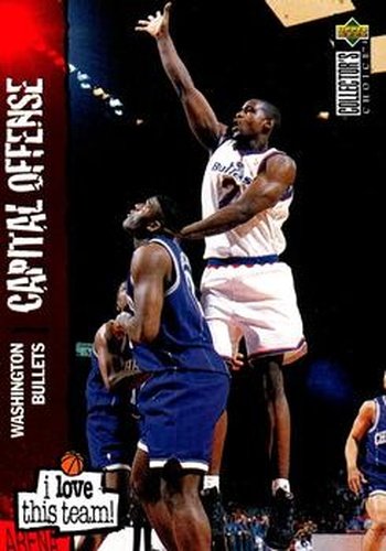 #394 Chris Webber - Washington Bullets - 1995-96 Collector's Choice Basketball
