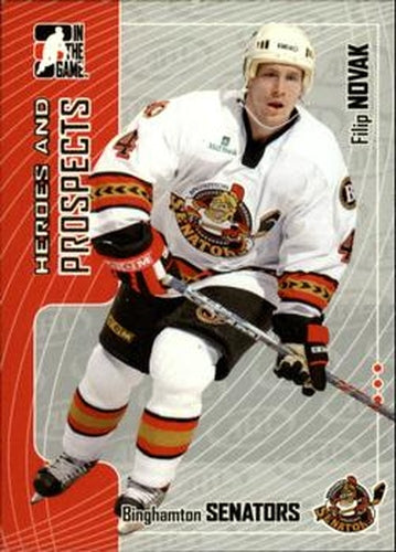 #394 Filip Novak - Binghamton Senators - 2005-06 In The Game Heroes and Prospects Hockey