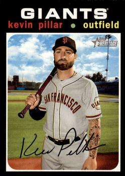 #394 Kevin Pillar - San Francisco Giants - 2020 Topps Heritage Baseball