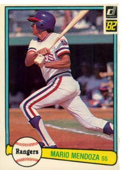 #394 Mario Mendoza - Texas Rangers - 1982 Donruss Baseball