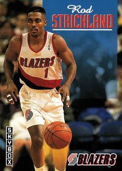 #394 Rod Strickland - Portland Trail Blazers - 1992-93 SkyBox Basketball