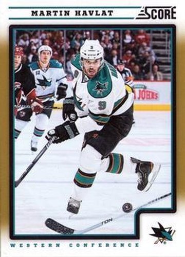 #394 Martin Havlat - San Jose Sharks - 2012-13 Score - Gold Rush Hockey