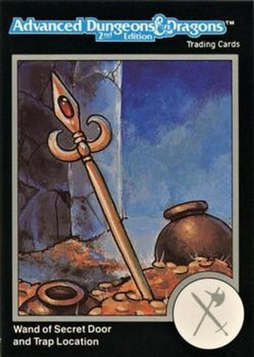 #394 Wand of Secret Door and Trap Location - 1991 TSR Advanced Dungeons & Dragons - Silver