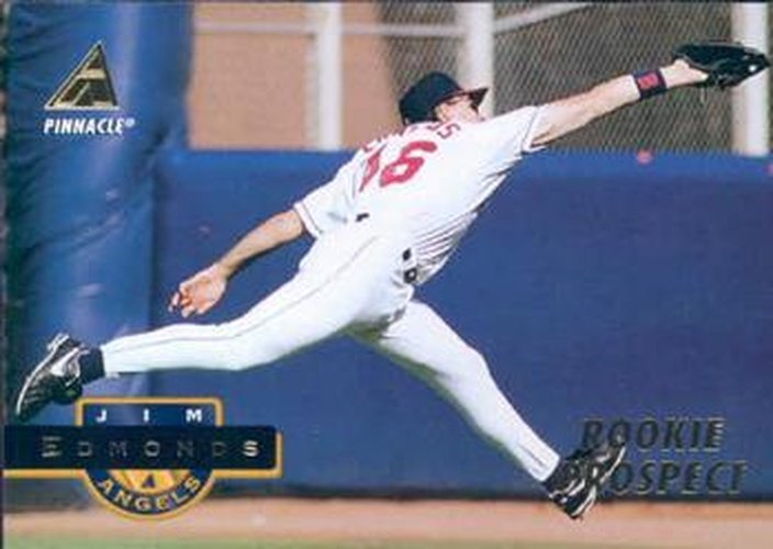 #394 Jim Edmonds - California Angels - 1994 Pinnacle Baseball