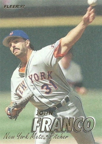 #394 John Franco - New York Mets - 1997 Fleer Baseball