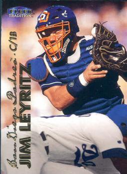 #394 Jim Leyritz - San Diego Padres - 1999 Fleer Tradition Baseball