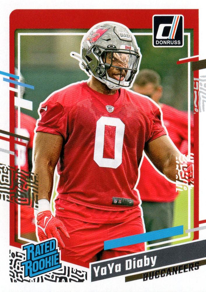 #394 YaYa Diaby - Tampa Bay Buccaneers - 2023 Donruss Football