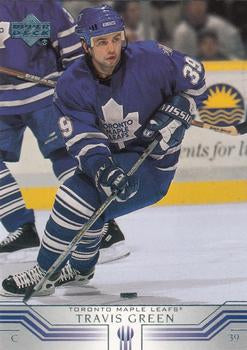 #395 Travis Green - Toronto Maple Leafs - 2001-02 Upper Deck Hockey