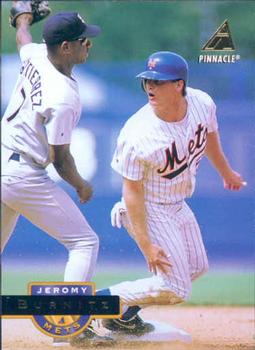 #395 Jeromy Burnitz - New York Mets - 1994 Pinnacle Baseball