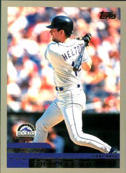 #395 Todd Helton - Colorado Rockies - 2000 Topps Baseball
