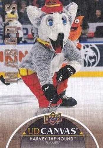 #C395 Harvey The Hound - Calgary Flames - 2021-22 Upper Deck - UD Canvas Hockey