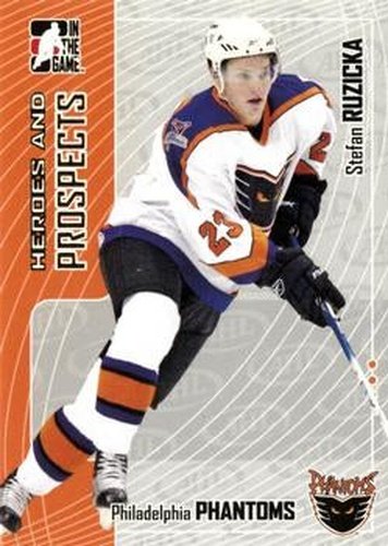 #395 Stefan Ruzicka - Philadelphia Phantoms - 2005-06 In The Game Heroes and Prospects Hockey