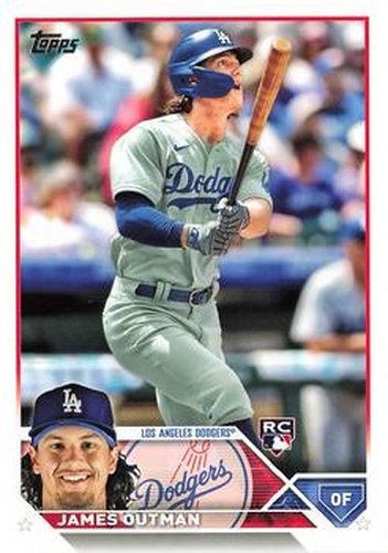 #395 James Outman - Los Angeles Dodgers - 2023 Topps Baseball