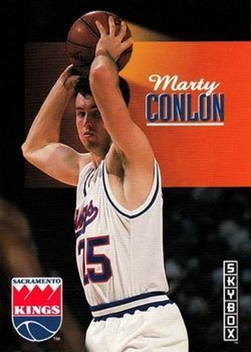 #395 Marty Conlon - Sacramento Kings - 1992-93 SkyBox Basketball