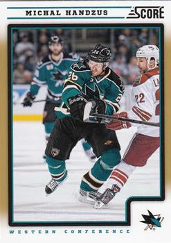 #395 Michal Handzus - San Jose Sharks - 2012-13 Score - Gold Rush Hockey