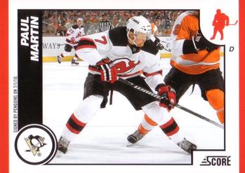 #395 Paul Martin - Pittsburgh Penguins - 2010-11 Score Hockey