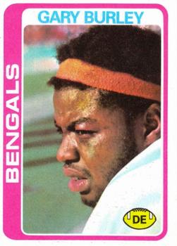 #395 Gary Burley - Cincinnati Bengals - 1978 Topps Football