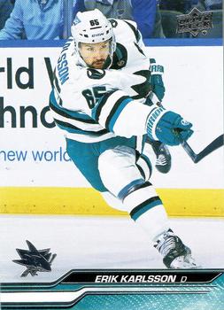 #395 Erik Karlsson - San Jose Sharks -2023-24 Upper Deck Hockey