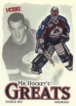 #396 Patrick Roy - Colorado Avalanche - 2001-02 Upper Deck Victory Hockey