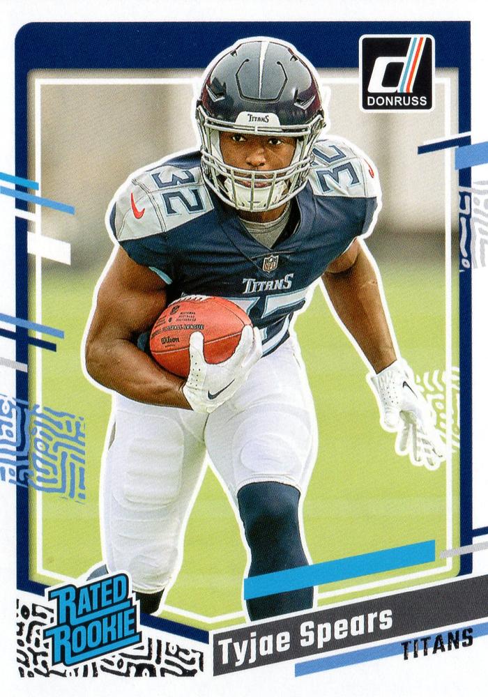 #396 Tyjae Spears - Tennessee Titans - 2023 Donruss Football
