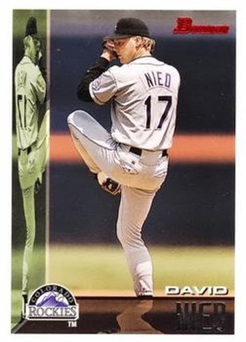 #396 David Nied - Colorado Rockies - 1995 Bowman Baseball