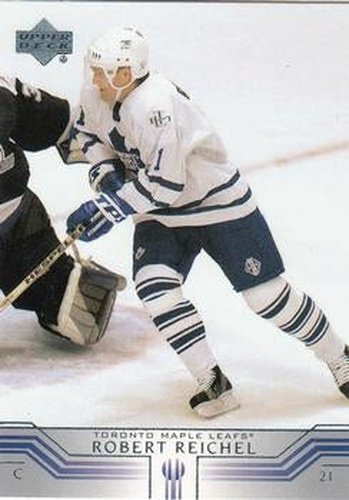 #396 Robert Reichel - Toronto Maple Leafs - 2001-02 Upper Deck Hockey