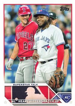#396 Superstar Talk - Los Angeles Angels / Toronto Blue Jays - 2023 Topps Baseball