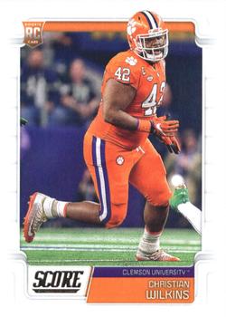 #396 Christian Wilkins - Clemson Tigers - 2019 Score Football
