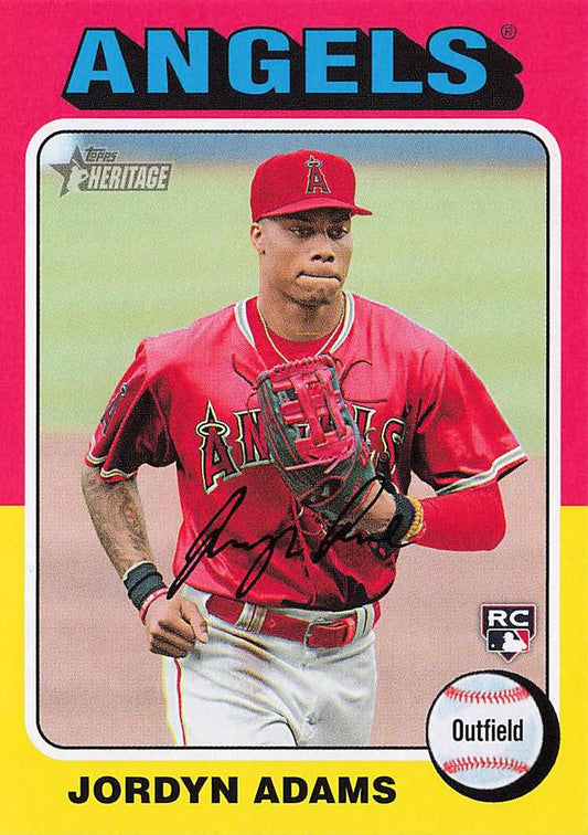 #396 Jordyn Adams - Los Angeles Angels - 2024 Topps Heritage Baseball