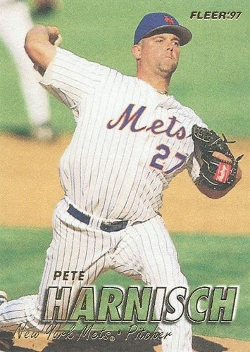 #396 Pete Harnisch - New York Mets - 1997 Fleer Baseball