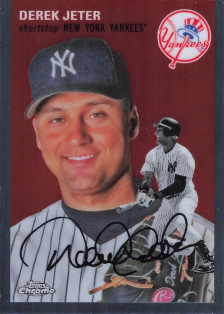#396 Derek Jeter - New York Yankees - 2023 Topps Chrome Platinum Anniversary Baseball