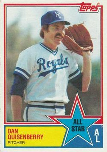 #396 Dan Quisenberry - Kansas City Royals - 1983 Topps Baseball