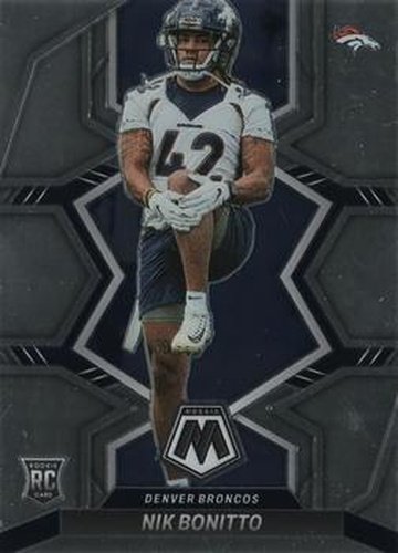 #396 Nik Bonitto - Denver Broncos - 2022 Panini Mosaic Football