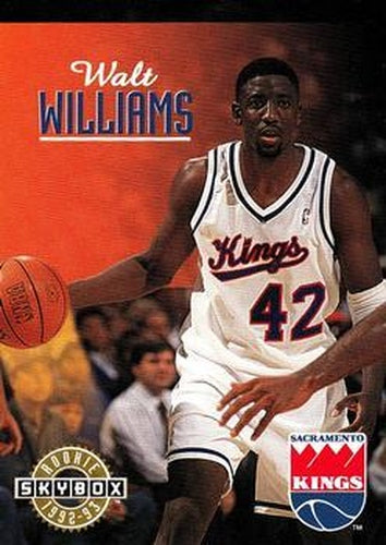 #396 Walt Williams - Sacramento Kings - 1992-93 SkyBox Basketball