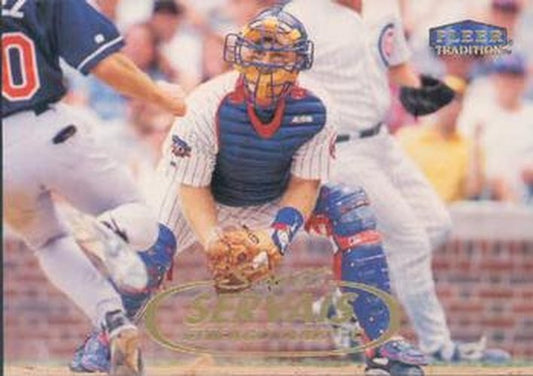 #396 Scott Servais - Chicago Cubs - 1998 Fleer Tradition Baseball