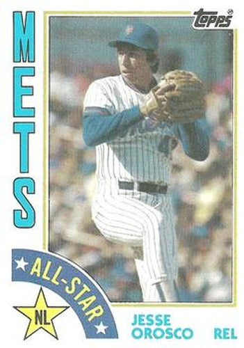 #396 Jesse Orosco - New York Mets - 1984 Topps Baseball