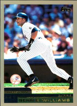 #396 Bernie Williams - New York Yankees - 2000 Topps Baseball