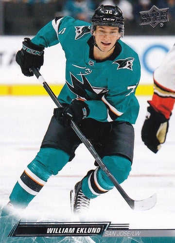 #397 William Eklund - San Jose Sharks - 2022-23 Upper Deck Hockey