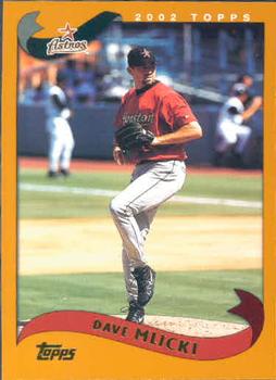 #397 Dave Mlicki - Houston Astros - 2002 Topps Baseball