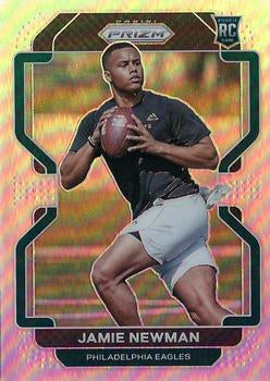 #397 Jamie Newman - Philadelphia Eagles - 2021 Panini Prizm - Silver Football