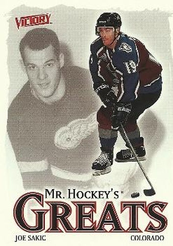 #397 Joe Sakic - Colorado Avalanche - 2001-02 Upper Deck Victory Hockey